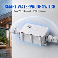 Interrupteur intelligent WiFi Tuya extérieur étanche IP67 avec affichage de puissance, minuterie 16A, protection contre la tension et le courant, disjoncteur Chayo
