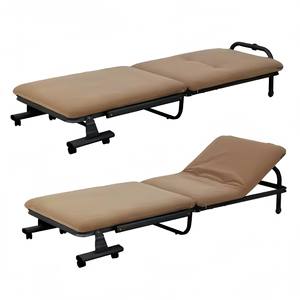 Medical Companion <b>Chair</b> Hospital Folding Ward <b>Chair</b> with <b>Leather</b> Metal Material for Patients and Caregivers - Product Image 5