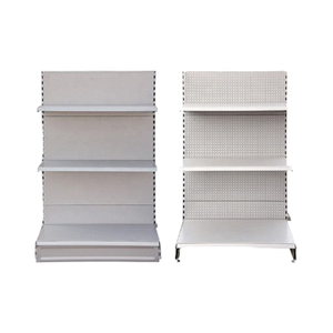 Étagère de <span class=keywords><strong>supermarché</strong></span> européenne allemande à usage intensif présentoir en métal double face Design moderne en acier pour étagère d'épicerie - Product Image 2