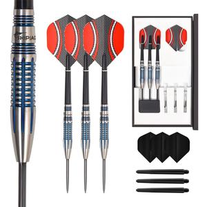 Fléchettes en acier tungstène antidérapantes, fléchettes de jeu senior pour les passionnés de fléchettes âgés, clubs - Product Image 1