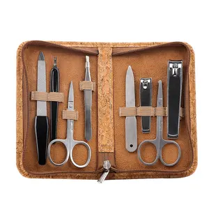 Milieuvriendelijke Roestvrijstalen Nagelknipper Set Professionele Pedicure Manicure Set Met Luxe Reiskoffer