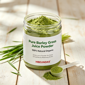 Poudre de jus <span class=keywords><strong>d</strong></span>'herbe <span class=keywords><strong>d</strong></span>'<span class=keywords><strong>orge</strong></span> pure 100% naturelle biologique pour smoothies <span class=keywords><strong>d</strong></span>étox et boissons alcalinisantes HBEUNDAS - Product Image 3