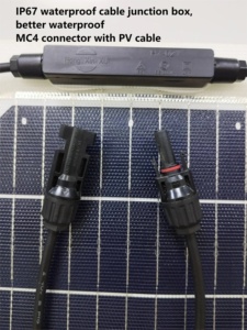 Panneaux solaires monocristallins HJT de petite taille 12V 18V 30W 40W 50W 60W, panneau solaire flexible 55W 60W 18V haute efficacité, facile à installer - Product Image 4