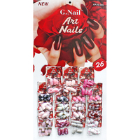 Faux Ongles à Presser Gnail Factory, Design Artistique, Prix de Gros, 24 Sachets