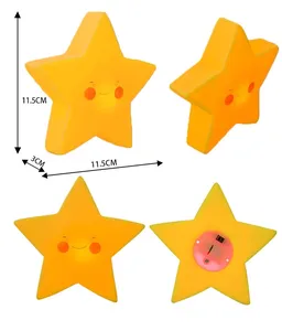 Hot Sale Nachttisch dekorative PVC LED Holiday Cute Star Shaped Vinyl Licht für Kinder schlafen