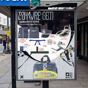 <span class=keywords><strong>Disfraz</strong></span> de policía para niños-Kit de juego de rol de juguete en azul, regalo ideal para niños y niñas - Product Image 4