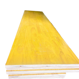 Panneau de coffrage jaune 3 plis avec colle E2, <span class=keywords><strong>contreplaqué</strong></span> mélaminé imperméable pour coffrage de construction - Product Image 2