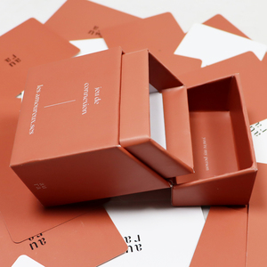 Tùy chỉnh sản xuất in đầy đủ màu sắc pháp hội thoại thẻ Đảng trò chơi câu hỏi thẻ trong hộp - Product Image 3