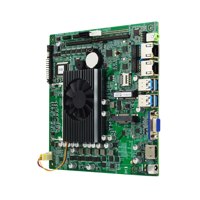 New Thin Mini ITX Motherboards Intel 3855U I3-6100U I5-6200U DDR3 Single Channel SATA Fanned Server Industrial 8GB USB 3.0/2.0