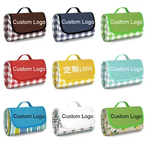 Portable Ins tapis de pique-nique pliant personnalisable extérieur étanche à l'humidité Oxford tissu PVC tapis de <span class=keywords><strong>Camping</strong></span> imperméable épaissi pique-nique - Product Image 1
