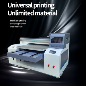 Imprimante à jet d'encre à plat Dahao XP600 UV DTF <span class=keywords><strong>pour</strong></span> étiquettes, format A1, CMYK, cuir, film flexible, autocollant, texture 3D, vernis, impression haute vitesse - Product Image 1