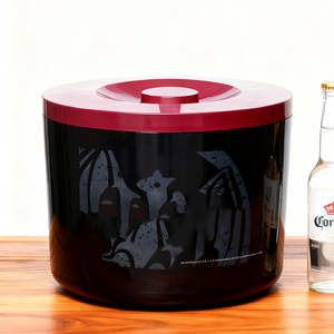 Dung tích tiêu chuẩn cao 10L Xô đá Vàng sâm banh sang trọng xô lớn có nắp - Product Image 1