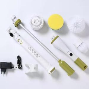 Multi-function electric spin scrubber cordless household cleaning brush