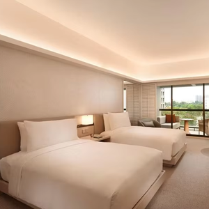 Juego de Muebles de Lujo Modernos para Dormitorio y Sala de Estar de <span class=keywords><strong>Hotel</strong></span> 5 Estrellas, Grado Comercial, Personalizado, de Cuero Genuino, Proveedor FF&E - Product Image 1