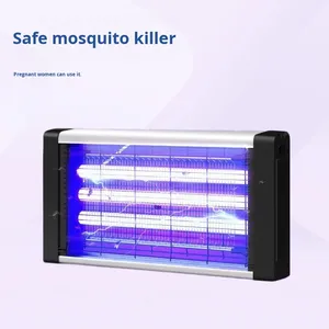 Lámpara LED ecológica para matar <span class=keywords><strong>mosquitos</strong></span> IP65 nominal 220V comercial montado en la pared Bug Zapper con descarga eléctrica para <span class=keywords><strong>mosquitos</strong></span> - Product Image 3