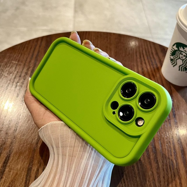Sweet Candy Shockproof TPU Bumper Plain Protection Back Cover Phone Case for iPhone 17 16 15 14 13 12 11 Pro Max X XS XR