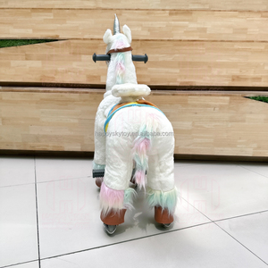 لعبة أطفال قطيفة على ركوب الحيوانات ، لعبة المشي على الحيوانات ، ألعاب ركوب الخيل الميكانيكية لمركز التسوق - Product Image 3