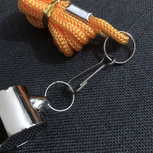 Metal Referee Whistle With Lanyard Stainless Steel Outdoor Sports Coach Whistle Clear Plastic Case Packaging - Product Image 3