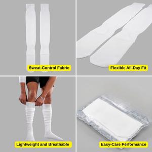 <span class=keywords><strong>Chaussettes</strong></span> de football personnalisées avec logo, <span class=keywords><strong>chaussettes</strong></span> longues de qualité supérieure pour arbitres de baseball, volleyball et soccer - Product Image 2