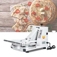 Nouvelle Presse à Pâte à Pizza Électrique en Acier Inoxydable, Machine Commerciale Semi-Automatique Certifiée CE pour Étaler et Aplatir la Pâte