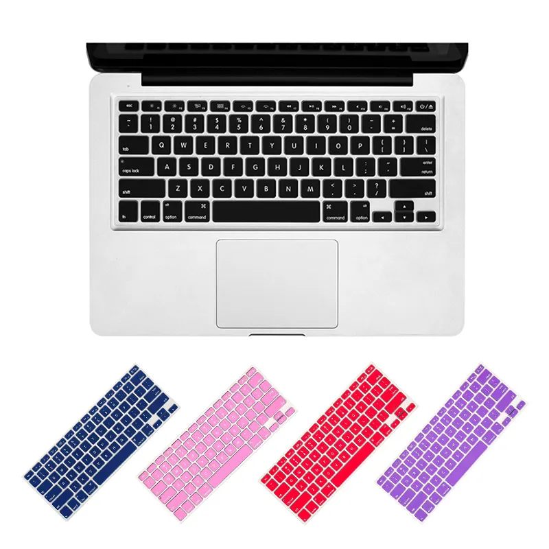 Impermeabile di Copertura Della Tastiera Del Silicone per macbook Air/ Pro 13 "Su Misura Stampato Protezione Della Tastiera Tastiera Del Computer Portatile Della Copertura Della Pelle