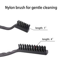 Ensemble de brosses métalliques, brosse à poils métalliques à manche courbé pour nettoyer les scories de soudure, la rouille et la poussière, manche courbé