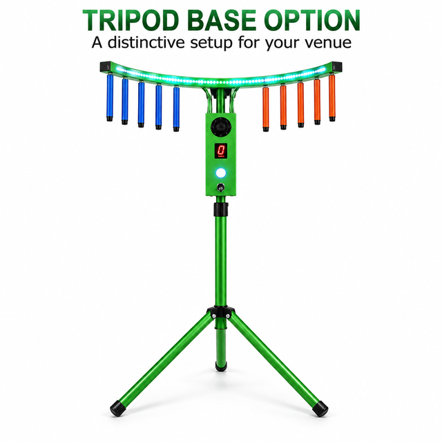 Outdoor Stall Style Eye-speed Arcade Game Machine for Testing Reflexes with Catching Stick Challenge