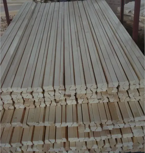 2.5 ''barres de civière de toile de sapin massif/bois de pin de grande taille barres de civière résistantes