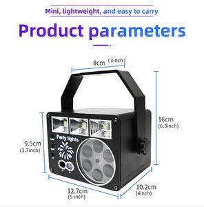 Proyector LED HaoMing 3 en 1 <span class=keywords><strong>Oceam</strong></span> Star Party, Lámpara Nocturna con Proyección de Estrellas para Dormitorio, Ondas, Música, Ritmo, Fiestas Infantiles - Product Image 2