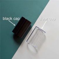 Fantaisiste bouteille de pulvérisation vide sans air, contenant noir pour cosmétique, de brume Fine, 15ml, 30ml, 50ml, 80ml, 100ml, 120ml