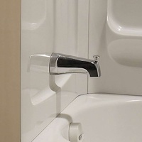 Robinet de baignoire mural avec bec extractible et inverseur de débit 8011