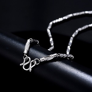 Catena <span class=keywords><strong>Lunga</strong></span> in <span class=keywords><strong>Argento</strong></span> Sterling 925 di Alta Qualità, Adatta per Uomo - Product Image 2