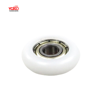 YCZCO Rodillos de Arco Circular de 30 mm de Diámetro, Cubierta de Polea con POM para Puerta Colgante