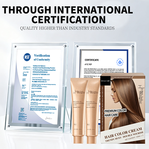 Tinte para el Cabello sin Amoníaco OEM, Tinte para el Cabello Herbal en Crema, Personalizado, Práctico para el Hogar - Product Image 6