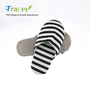 Pantoufles jetables confortables et douces, design personnalisé, vente en gros, pour usage hôtelier, prix bas - Product Image 4