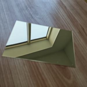 Зеркало из бронзированного акрила с возможностью индивидуального размера и резки, современный дизайн для ванной комнаты и архитектурного применения - Product Image 5