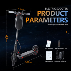 Monopattino Elettrico <span class=keywords><strong>a</strong></span> Due Ruote, Motore 350W, Batteria al Litio 7.8AH/10.4AH, Display Digitale con App, Velocità Massima 25km/h, Pieghevole, Impermeabile, Full <span class=keywords><strong>D</strong></span> 8 - Product Image 3