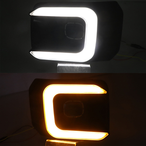 2 Luces LED de Conducción Diurna para <span class=keywords><strong>Toyota</strong></span> <span class=keywords><strong>Hilux</strong></span> <span class=keywords><strong>2020</strong></span> 2021 2022 Revo, Intermitentes Dinámicos Amarillos, Relé de Señalización, Luz Diurna LED de 12V para Automóvil - Product Image 3