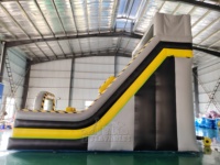 Toboggan gonflable commercial double piste extrême pour événements extérieurs et location