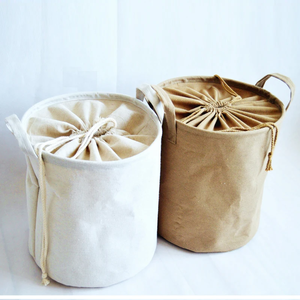Cesto de <span class=keywords><strong>Ropa</strong></span> Sucia Personalizado para <span class=keywords><strong>Ropa</strong></span> y Toallas, Bolsa de Lavandería de Algodón Orgánico, Ideal para Baño y Dormitorio - Product Image 4