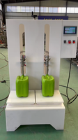 Machine de remplissage à double tête haute vitesse 200-400 barils/heure pour produits chimiques corrosifs, désinfectant pour les mains et liquide vaisselle