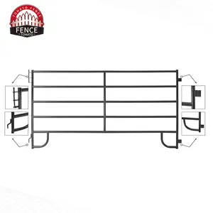 Hot Selling USA 12 ft Heavy Duty Livestock Cattle Corral Fence Panels