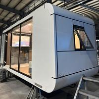 Casa Móvil de Lujo de 2 Pisos Tipo Cabaña Apple, Muebles para Casa Prefabricada Pequeña, Casa Cápsula Modular con Panel Sándwich para Villas