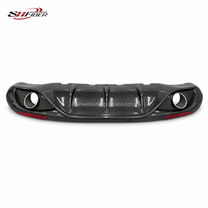 Difusor de Parachoques Trasero de Fibra de Carbono para <span class=keywords><strong>Alfa</strong></span> <span class=keywords><strong>Romeo</strong></span> Giulia <span class=keywords><strong>2.0</strong></span>, Alerón de Fibra de Carbono - Product Image 2