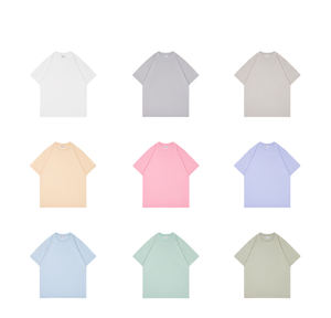 Camiseta de Cuello Redondo 100% Algodón, Lisa, Personalizable OEM, para Adultos, con Bordado o Impresión de Logotipo, Ropa Urbana de Alta Calidad - Product Image 6