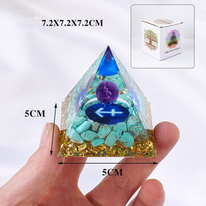 Orgone Pirámide Zodiaco Sagitario Cristal Curativo <span class=keywords><strong>Piedra</strong></span> Amatista Esfera <span class=keywords><strong>para</strong></span> Energía Positiva Chakra Reiki Protección - Product Image 2