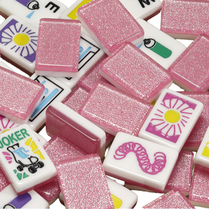 Juego de Mahjong Americano de Lujo de 160 Fichas, Acrílico, Portátil, Ecológico, Resistente al Agua, Estilo Moderno Occidental, Venta al Por Mayor - Product Image 1