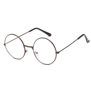 Cornice Vintage rotonda per <span class=keywords><strong>Harry</strong></span> <span class=keywords><strong>Potter</strong></span> stile Clear Student occhiali alla moda coreano in metallo lenti uomo e donna accessori moda - Product Image 3