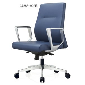 Silla de oficina moderna y cómoda de cuero 37285-902B - Product Image 3