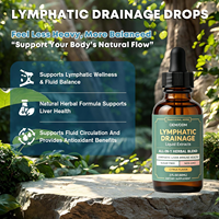 Compléments Liquides Oraux à Base de Plantes pour Drainage Lymphatique, Vente en Gros, Marque Privée, ISO GMP, Direct Usine
